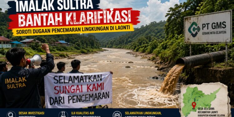 IMALAK Sultra Bantah Klarifikasi PT GMS, Soroti Dugaan Pencemaran Ulu Sawa