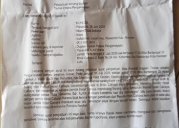 Tamu Hotel Cahaya Kendari Mengaku Dianiaya, Kasus Dilaporkan ke Polisi