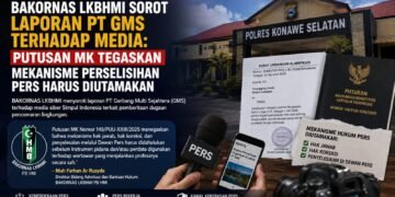 Kasus PT GMS dan Simpul Indonesia, BAKORNAS LKBHMI Soroti Putusan MK