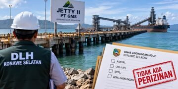 Pembangunan Jetty II PT GMS Selesai, DLH Konsel Soroti Perizinan