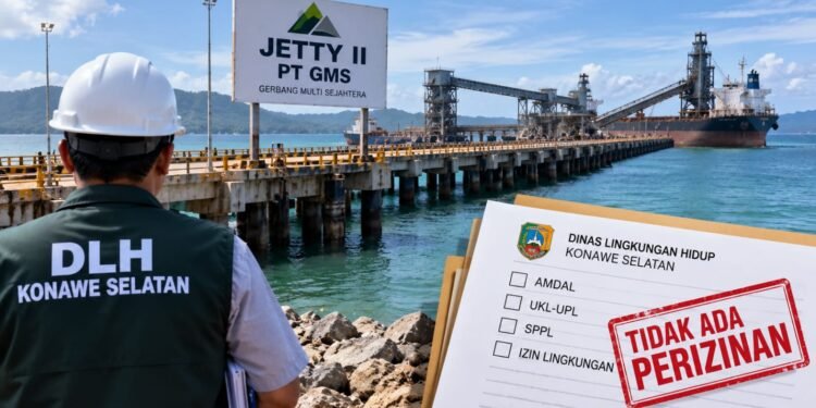 Pembangunan Jetty II PT GMS Selesai, DLH Konsel Soroti Perizinan