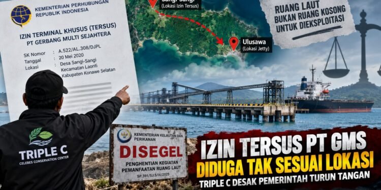 Triple C Soroti Tersus PT GMS Diduga Tidak Sesuai Izin