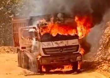 Insiden di Jalan Hauling PT PBI Konut, Mobil Terbakar Saat Beroperasi